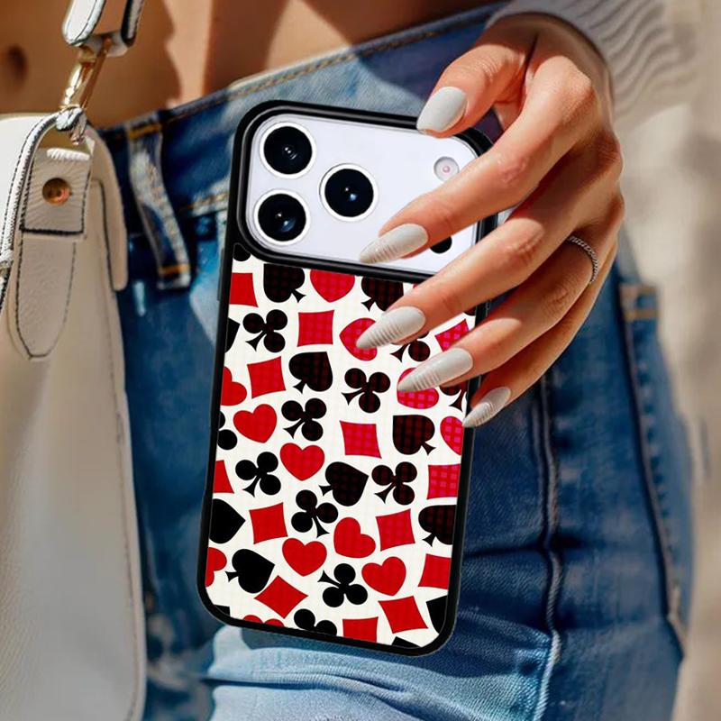 КОЛЛЕКЦИЯ ИГРАЛЬНЫХ КАРТ ДЛЯ КАЗИНО Чехол для телефона Для iPhone 17 Air 14 15 13 12 Max Чехол Для Apple 14 15 16 16e 11 Pro Max Plus Coque