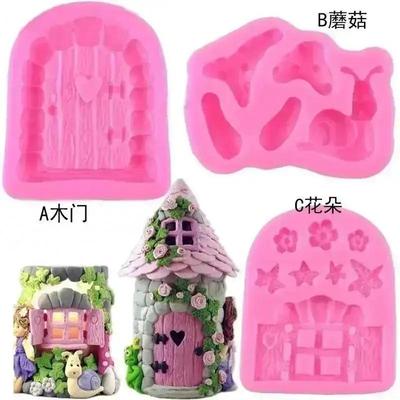 Творческий стиль, ручная работа, форма для украшения торта, дверца феи, улитка, гриб, сахарный торт, силиконовые аксессуары, инструменты для торта