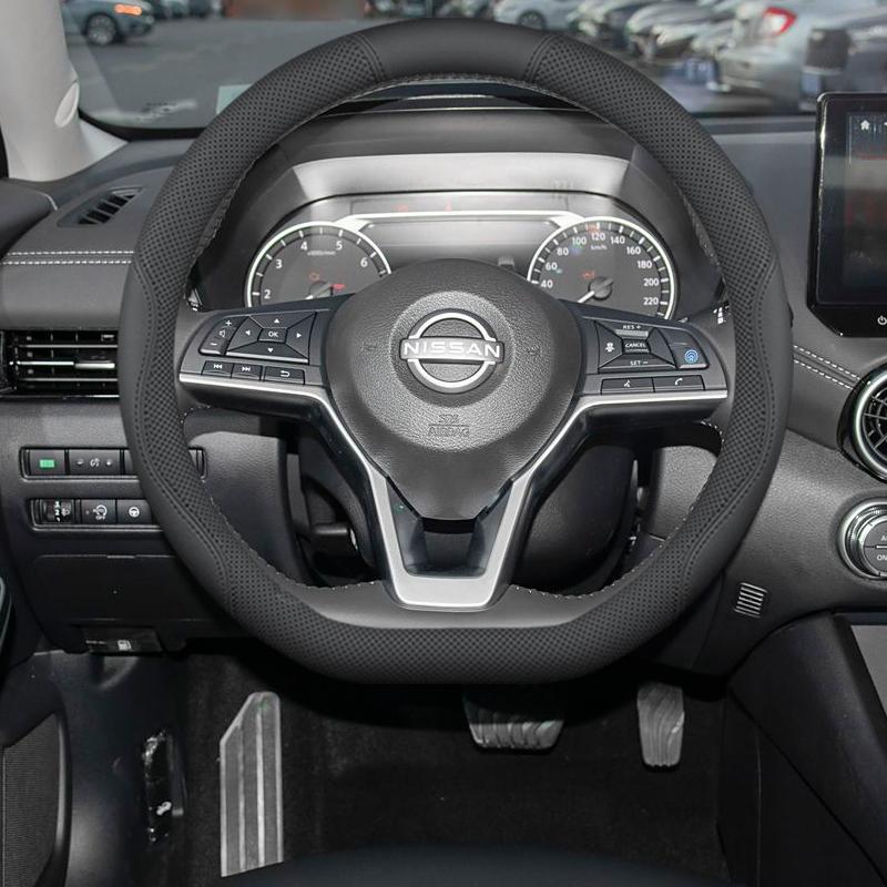 Чехол на руль Nissan Sylphy 14-го поколения - Противоскользящий, Без запаха, Кожаный, Не требует шитья