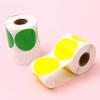 Circle Thermal Sticker Label Self-Adhesive Round Direct Thermal Label Thermal Sticker for DIY Logo Design QR Code Name Tag