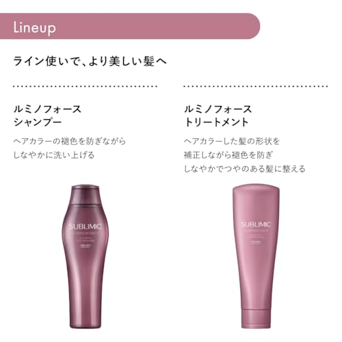 Shiseido Professional Sublimic Lumino Force Шампунь 450 мл (Пополнение)