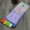 Non-Slip Yoga Socks Five-Finger Socks, Women'S Color Medium Tube Five-Toe Socks