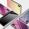 Роскошный чехол из закаленного стекла Aurora Rainbow для iPhone Samsung Galaxy Infinix, противоударный чехол из ТПУ с мягким краем для смартфона