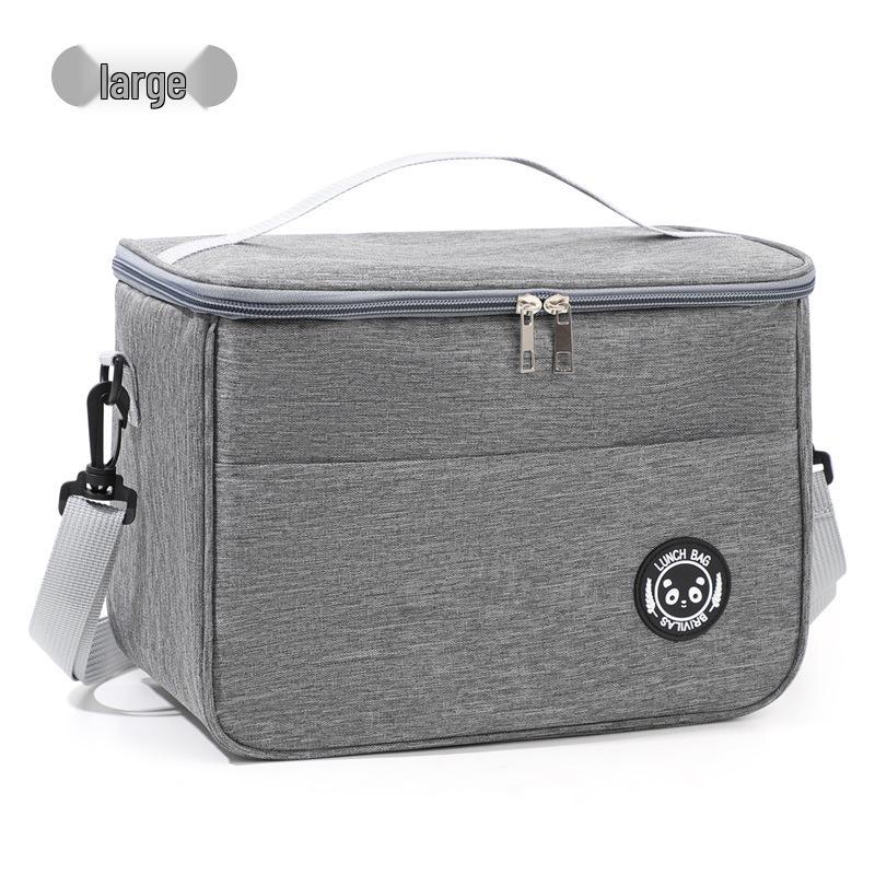 Изолированная сумка-тоут для подогрева ланча - Большая вместимость, сумка для бенто для офисных работников