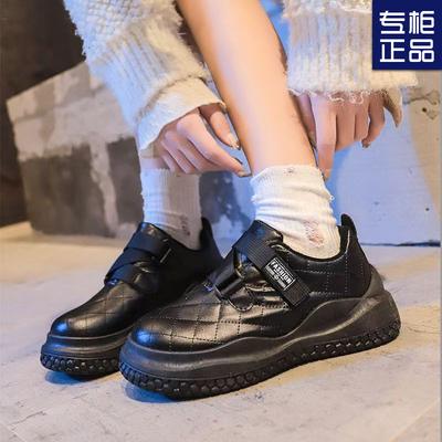 Интернет знаменитости хлопковая обувь женщины носят педали зимой 2024 года новые бархатные теплые шапочки водонепроницаемые модные зимние хлопковые туфли