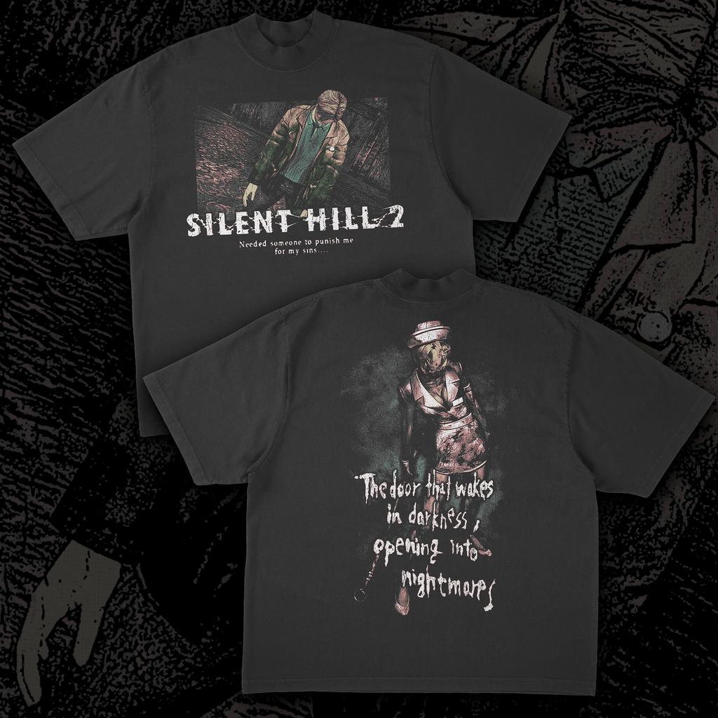 Летние футболки Silent Hill 2 Хлопковая одежда высокого качества Повседневная футболка с коротким рукавом и круглым вырезом Взрослые футболки оверсайз