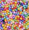 80 шт. DIY для сэндвича свободные бусины 8/10 мм для изготовления ювелирных изделий ярких цветов ожерелье браслет кулон