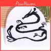 Dragon Animal Pattern Knit Hat For Winter Autumn Streetwear Warm Beanie