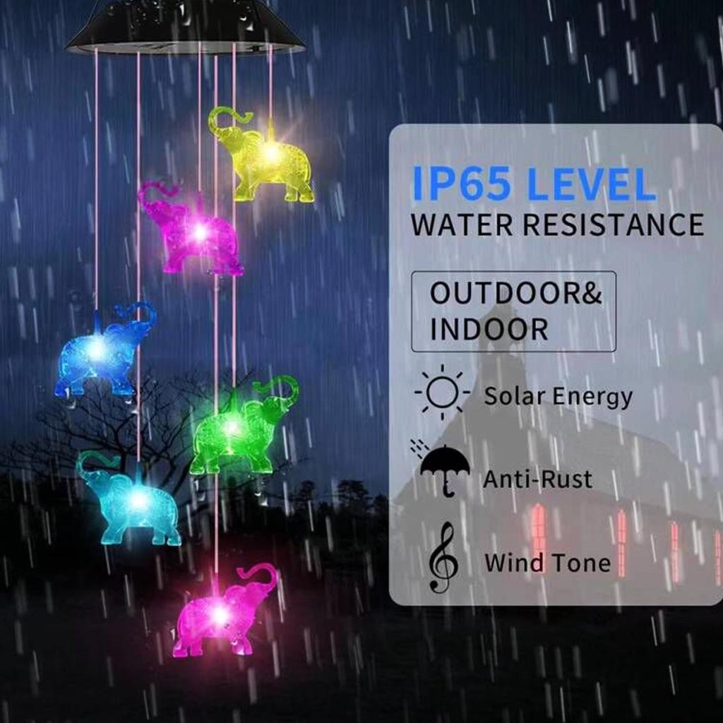 Solar LED Lights Garden Decorative Lights Solar Wind Chime Lights Landscape Lights Outdoor