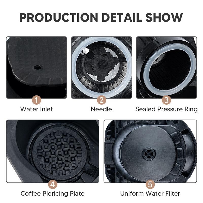 Многоразовый адаптер для капсул для кофемашины Dolce Gusto Coffee Capsule Convert, совместимый с кофейными принадлежностями Nespresso