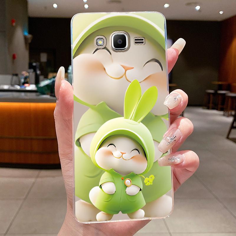 Casing For Samsung Galaxy J2 Prime / J2 Ace / Grand Prime SM-G530 G531H G532F G532G Cute Cool Boys Girls Transparent Phone Case