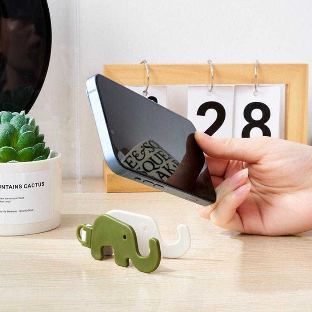 Foldable Elephant Phone Holder Key Chain Elephant Elephant Phone Bracket Keyring Key Ring Gift