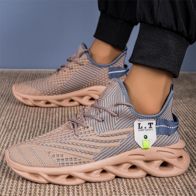 Fashion Men's Running Shoes Large Size 48 New Spring and Autumn Walking Shoes Fashion Casual Sports Shoes Breathable Light Men's