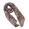 Stylish Silk Scarf with Leopard/Snakeskin Pattern Neck Scarf Breathable Neck Scarves Shawl for Office Women Daily Use