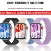 Ремешок с рисунком личи для Huawei watch fit 5 5pro Магнитная силиконовая петля Ремешок для Huawei watch fit 3 4 4Pro спортивный Браслет