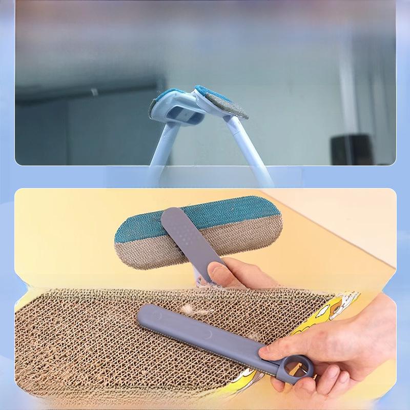 Щетка для удаления волос для домашних животных: Скребок-пылесос для удаления шерсти кошек и собак с ковров и кроватей