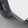 2Pcs Universal Carbon Fiber Car Rear Bumper Protector Rear Diffuser Side Lip & Corner Protector Kit Auto Body Styling Accessory
