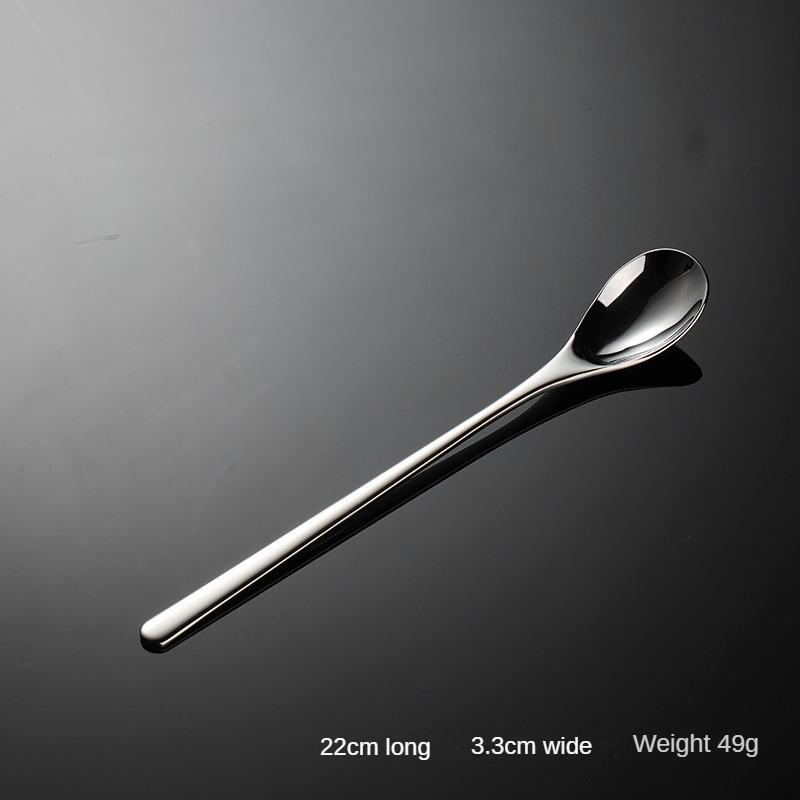 HANYANG 304 Нержавеющая сталь Ложка для смешивания Размер Зеркальная полировка Расширенная ложка Ресторанная ложка для смешивания