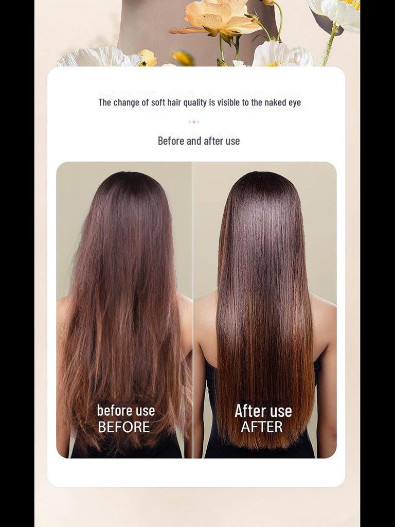 Беспроводной выпрямитель для волос Type-C с защитой от ожогов и отрицательными ионами 2024 года