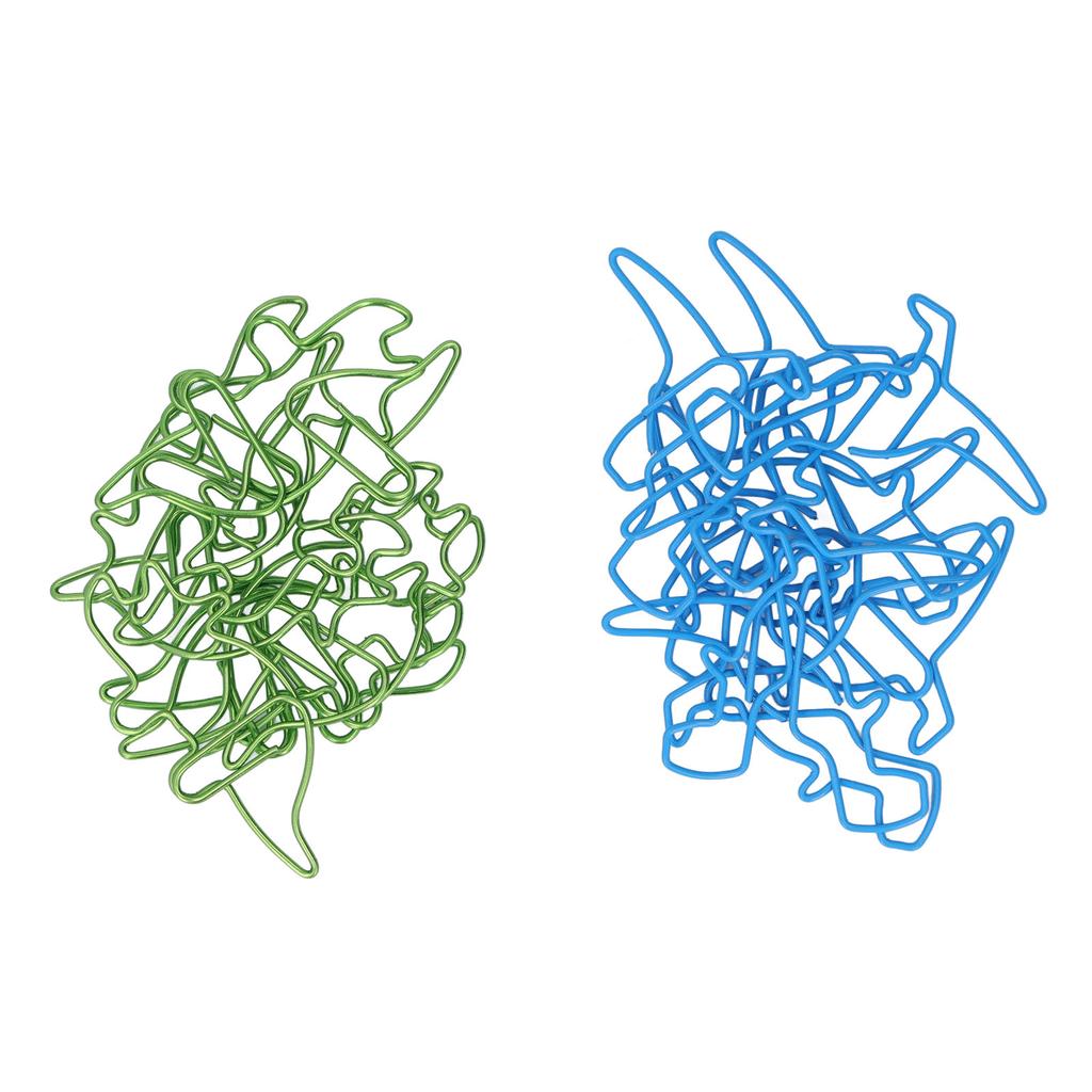 100 шт. скрепок в форме бегемота, динозавра, металлические, милые, стильные, легкие, портативные, офисные, для доктора