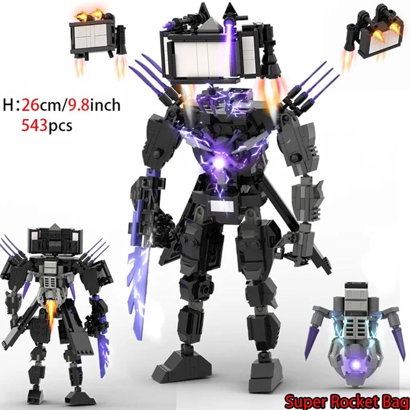 Moc Skibidi Туалет Фигурки Модель Строительные Блоки Camerman Titan Speakerman Surveillance Man TVMan Мальчики Игрушки Для Детей Подарки
