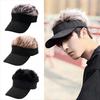 Hot Sale Men's Empty Top Visor Cap Fashion Decorate Wig Hat Women And Men Summer Funny Cap