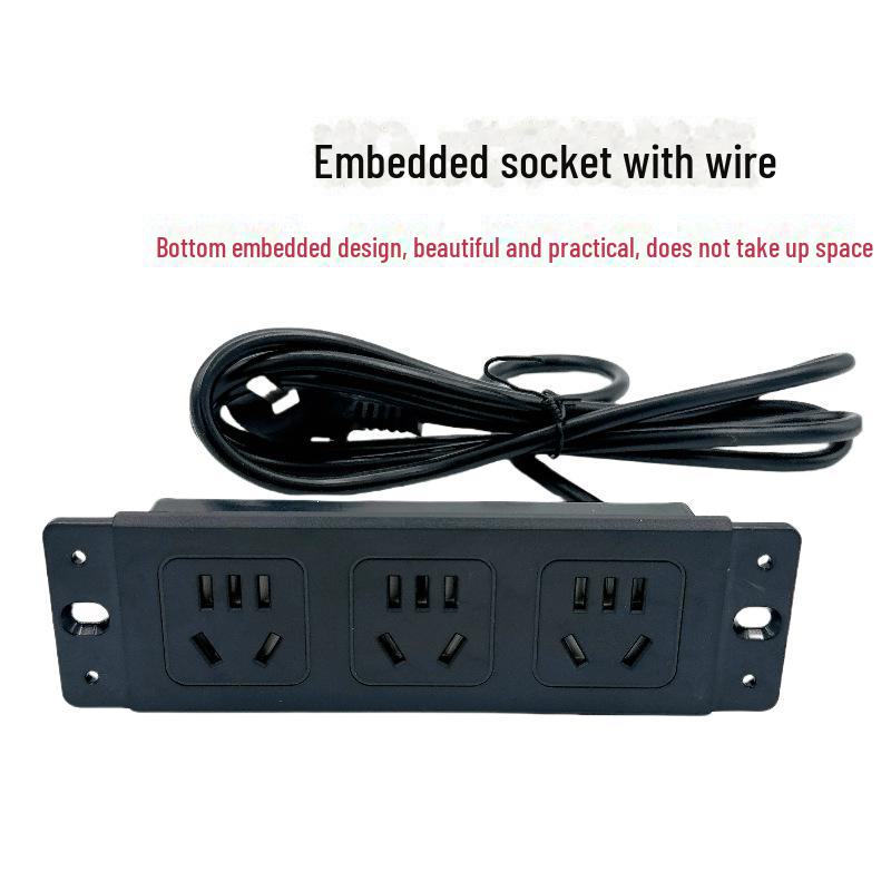«Скрытая USB + C-розетка для офисной мебели»