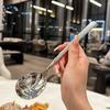 Молотковый узор, Высокая ценность, Изысканная бытовая западная ложка для супа и риса