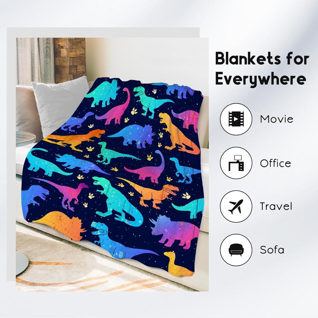 Super Soft Decorative Throw Blanket KPop Demon Hunters Anime Flannel Bedspread for Couch Bed Sofa Cover