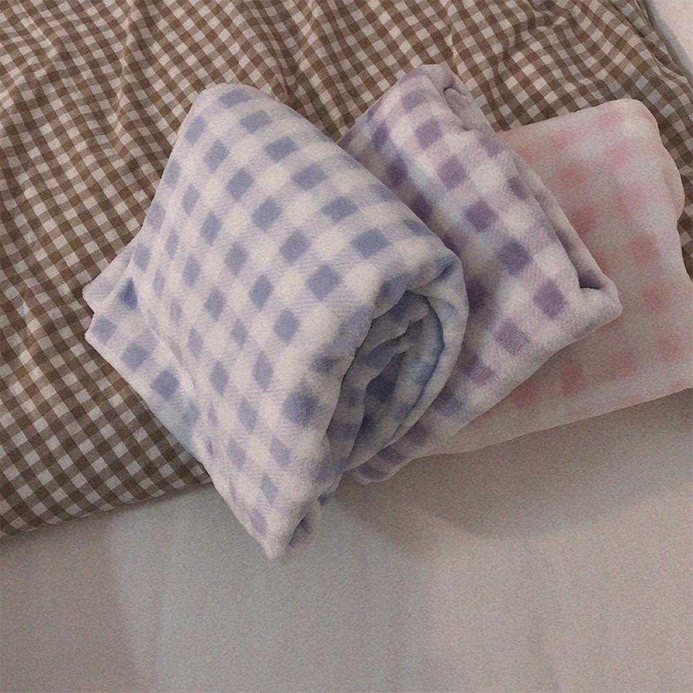 Флисовая толстая теплая женская пижама комплект зимняя одежда для сна повседневный однотонный топ и клетчатые брюки мягкий пижамный комплект для женщин домашний костюм