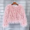 Fur Imitation Fur Coat Solid Color Beach Wool Women's Short Coat