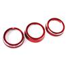 Nexus Japan Swift Sports Hybrid Air Conditioner Dial Ring Cover, For Auto Air Conditioning, Red Plating, 3P Garnish, Bezel