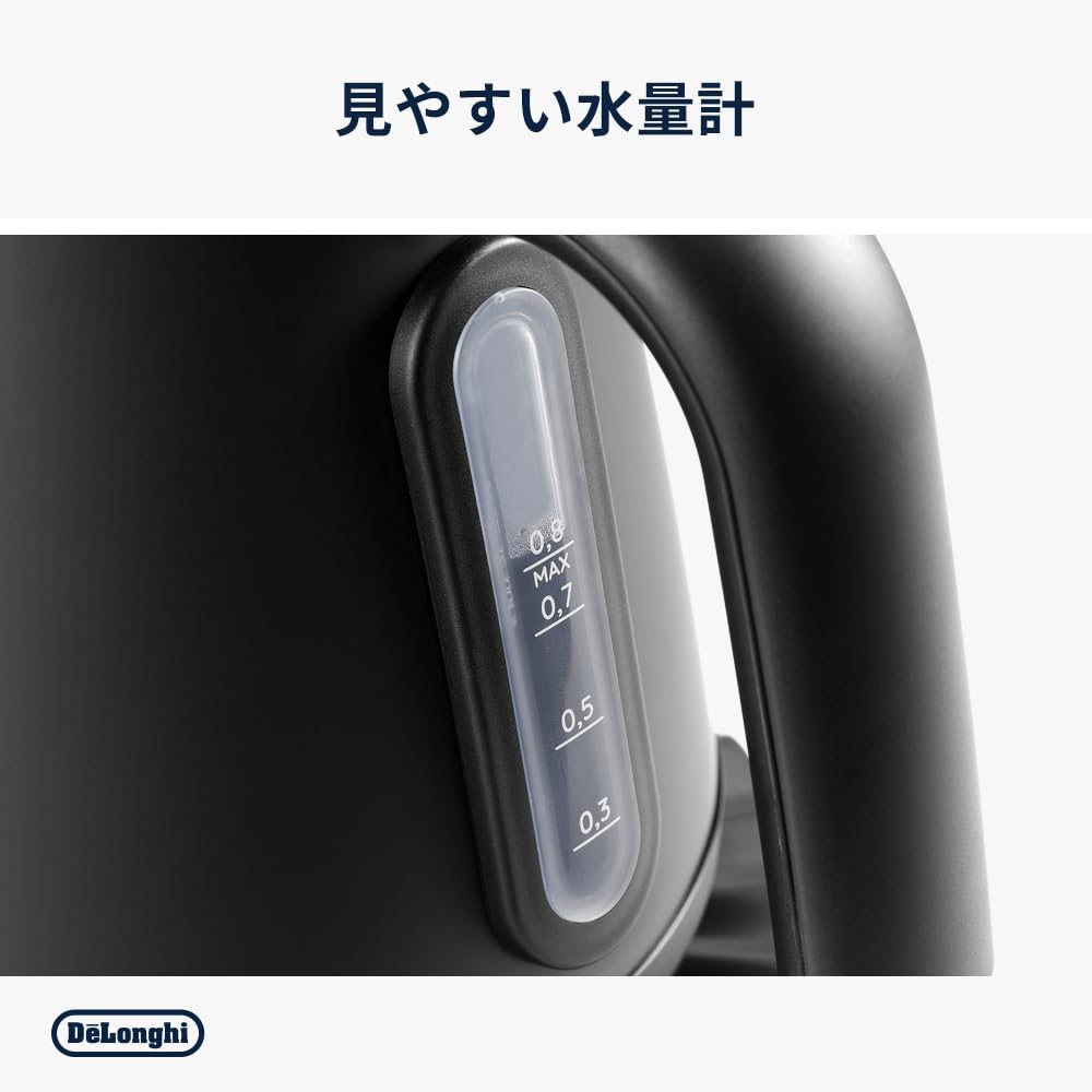 Ecletica Electric Kettle De’Longhi KBY1200J-BK