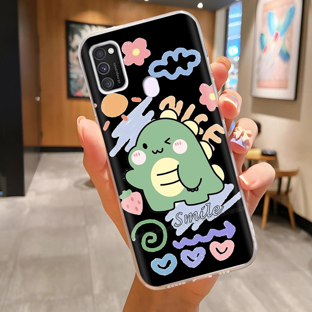 Для Samsung Galaxy M21 M31 Чехол Мягкий ТПУ Мягкий Силикон Модный Чехол для Телефона Для Samsung M21 M31 Funda Роскошная Задняя Крышка Coque Para