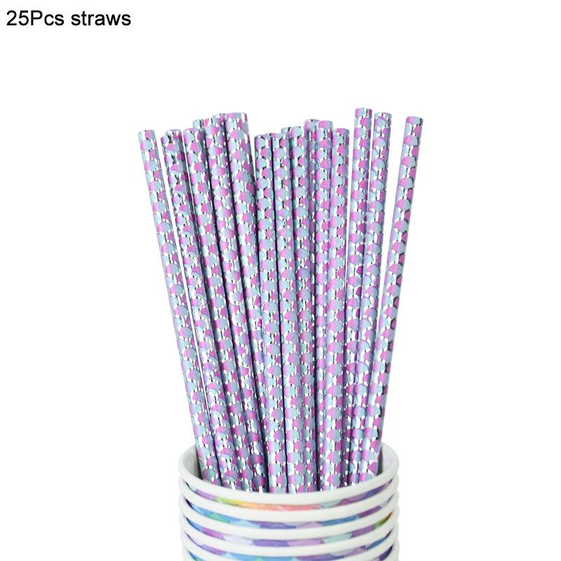 Набор одноразовой посуды «Русалочка» Бумажные тарелки для чашек на тему «Русалочка» Для детей и девочек Украшения для вечеринок на день рождения Под водой