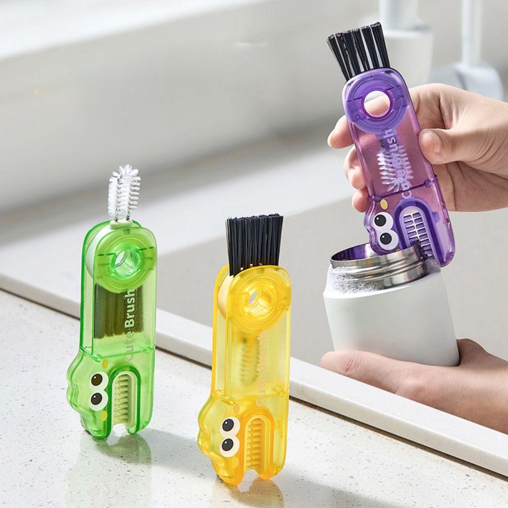 U-shaped Cup Cleaning Brushes Dinosaur Shape Bottle Cap Brush Cup Mouth Brush  Nursing Water Bottle