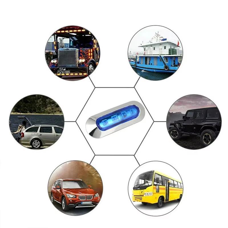 LED Boat Navigation Lights Bow Stern Marine Strip Light Waterproof for Yacht Kayak Fishing Pontoon Sailboat Bass Boat