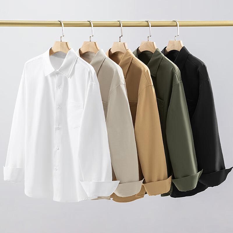 VANCL Men's Ice Silk Long Sleeve Casual Shirt