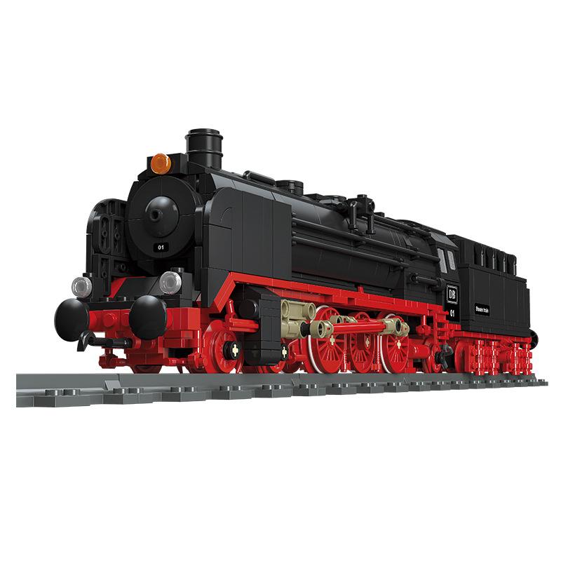 59004 BR01 Steam Simulation Train Model Building Block Train Small Particle Children's Assembly Toy Boy Adult Birthday Gifts