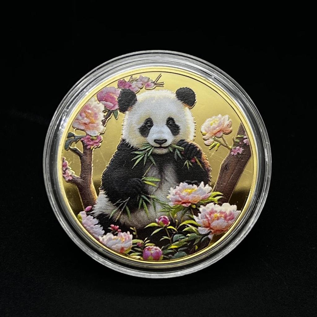 Памятная медаль «Золотая панда Сычуань Чэнду»: Сувенир культурного туризма