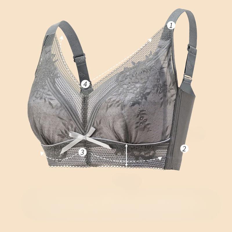 Sexy Large Breasts Show Small Bra Thin Section of The Large Size Underwear Without Steel Ring Full Cup Poly Poly Collection of Side Breasts On The Bra