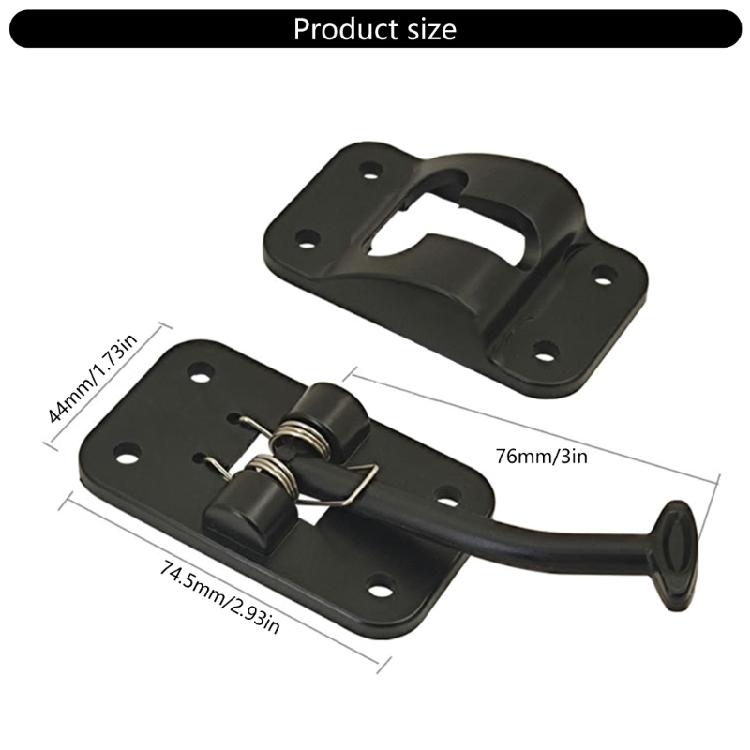 Heavy Duty Door Stop Hook Protective Motorhome Door Positioner Easy Operate Campers Door Security latches Quick Installs