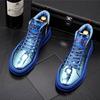 Causal Flats Shoes Ankle Boot Male Platform High -Top Man Sneakers