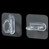 2pcs Curtain Rod Brackets Hooks Self-adhesive Rod Brackets Shower Gel Hangers Kitchen and Bathroom Wall Storage Racks