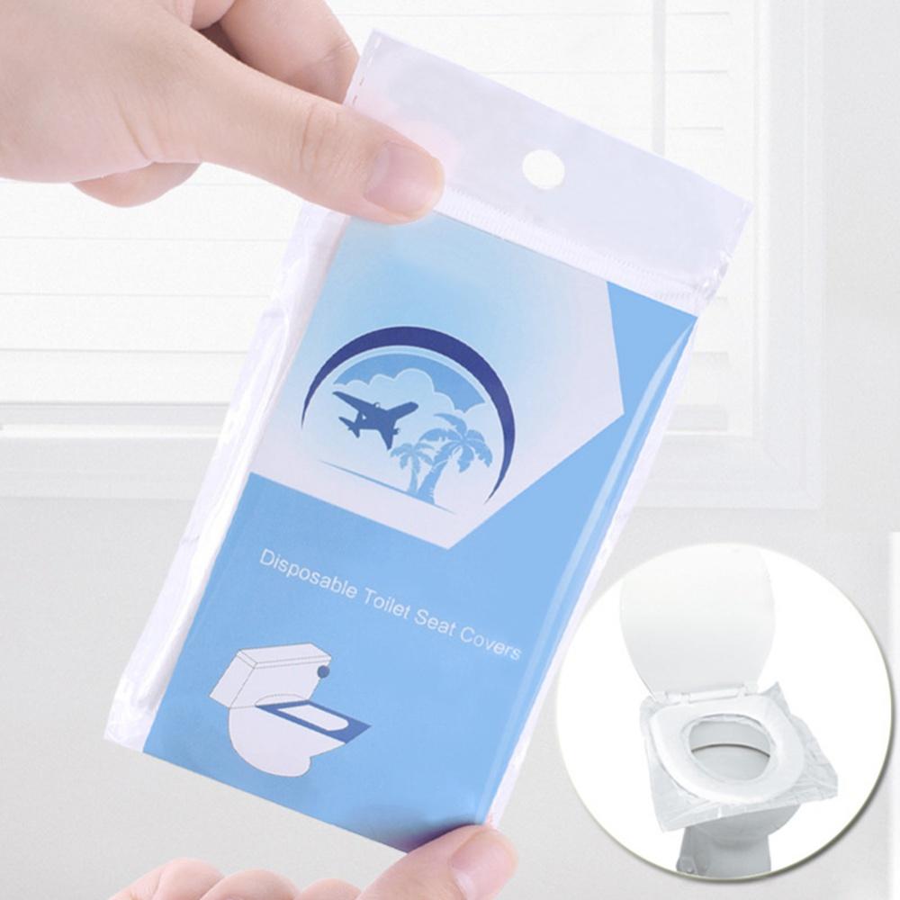 Чехол на сиденье унитаза одноразовый пластиковый нескользящий для приучения к горшку