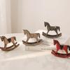 Hand Carved Horse Figurine Retro Horse Balance Art Adornment  Xmas Kids Gift