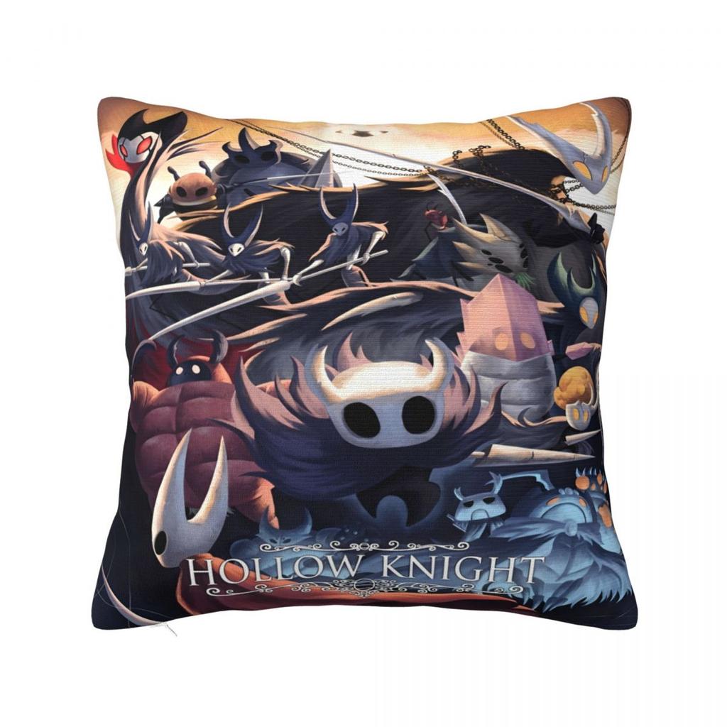 Hollow Knight Смешные Игры Наволочки Мерч Печатная Наволочка Подушки Домашний Декор Молния Разный Размер