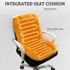 Chair Seat Cushion with Backrest Soft Thick Washable Cover Home Office Back