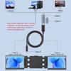 H6 Video Signal Conversion Hub for Laptop to Transmite Video Signal From USB-A/Non Full-Featured USB-C Port, M1/M2/M3 Chip