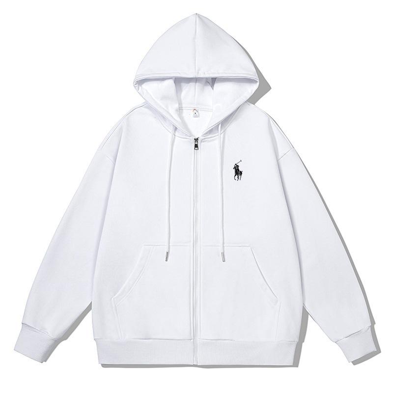 Autumn Winter British Youth Hooded Cardigan: Loose Fit Plus Size with Fashion Print and Hot Stamping